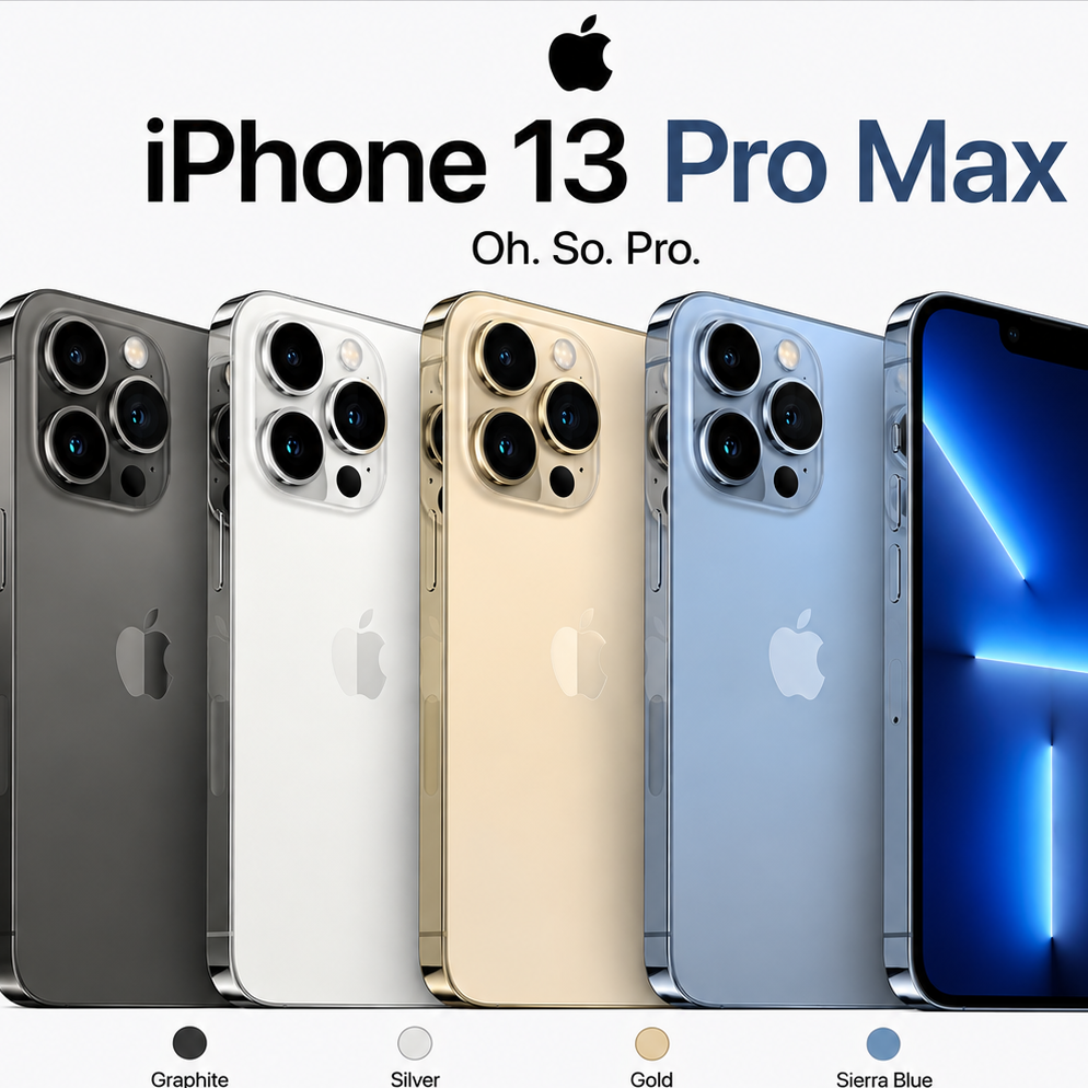 IPHONE 13 Pro MAX Refurbished | Unlocked | 128GB/256GB/512GB.