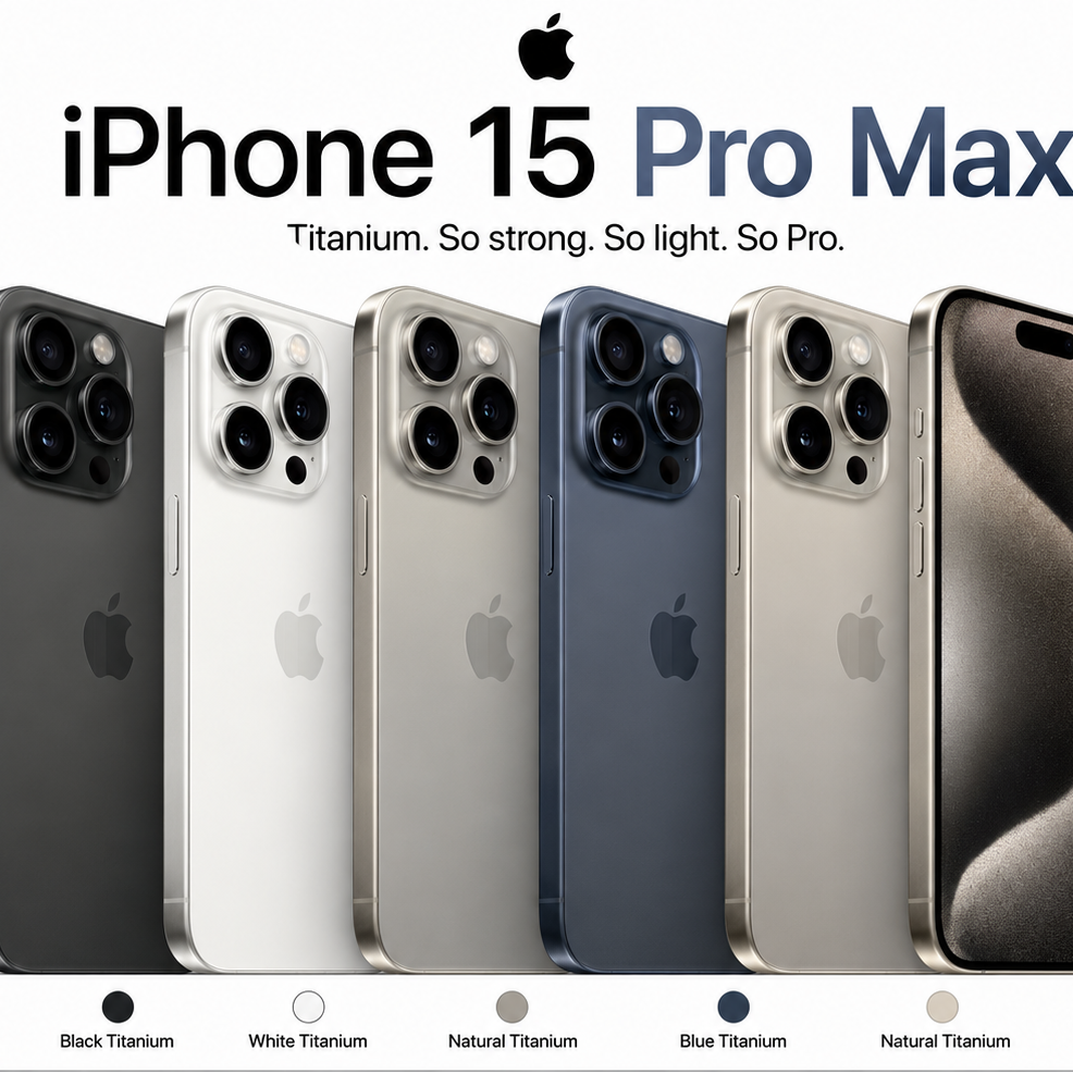 IPHONE 15 PRO MAX Refurbished | Unlocked | 128GB/256GB/512GB.